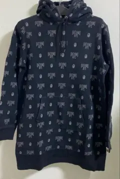 【A BATHING APE】レディース☆スウェットワンピース(S)ブラックのサムネイル