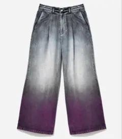 【美品】HARE グラデーションデニムパンツ　パープル　Sサイズ メンズ