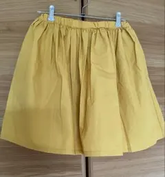 女の子　スカート　マスタード　150サイズ
