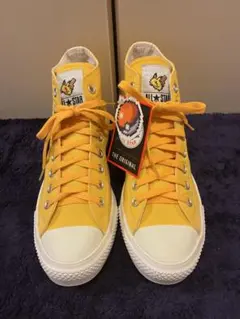 極美品CONVERSE X ポケモン ピカチュウ ALL STAR イエロー25