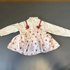 マイメロディー柄長袖ワンピース 80cm