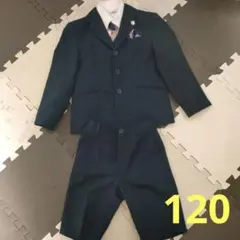 【美品】ネイビー スーツセット 120サイズ　入学式　卒園式　まとめ　一式　全て
