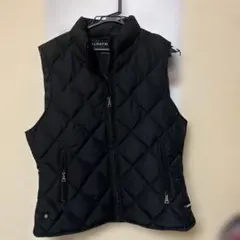 TOMMY HILFIGER ブラック キルティングベスト