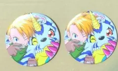 希少 デジモン アドベンチャー ドでか 缶バッジ 02 セミコンプ - メルカリ