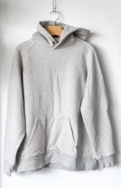 COMOLI 21SS コットン吊裏毛パーカー heather gray 3