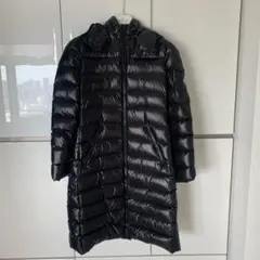 クリーニング済　MONCLER MOKA ロングダウンジャケット　ブラック 1