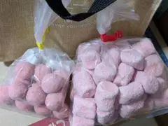 大きいマシュマロチョコいちご味250g&トリュフチョコ(イチゴ)120g