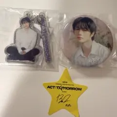 TXT カプセルトイ ボムギュ アクリルキーホルダー　缶バッジ