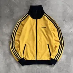 00s adidas ベッケンバウアー トラックジャケット イエロー Y2K短丈のサムネイル