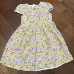 jacadi ジャカディ　花柄 半袖ワンピース 110cm