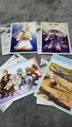 葬送のフリーレン　クリアビジュアルポスター4枚セット