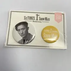 1st Snow Man Anniversary缶バッジセット