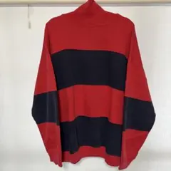 和*樹様 90年代 オールドギャップ タートルネック ボーダー