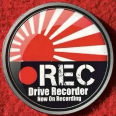 録画中　パロディ　ステッカー　防犯　デコトラ　レトロ　旧車会