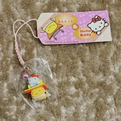 サンリオ ハローキティ ご当地限定 根付けキーホルダー 奈良限定 まんとくん