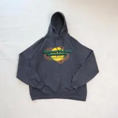 Hanes ヘインズ パーカー L チャコール グレー 古着 L
