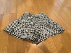 【美品】GU⭐︎ギンガムチェック⭐︎キュロット⭐︎130cm