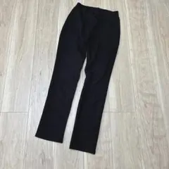 プラステ ズボン 黒 スリムフィット パンツ 2 オフィスカジュアル 普段着