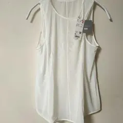 ユニクロ マメクロゴウチ シアータンクトップ Mame Kurogouchi