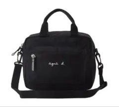 新品☆agnes b.(アニエスベー)ロゴ入り2wayショルダーバッグ☆