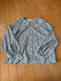 Wcloset 花柄長袖ブラウス