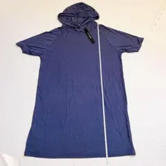 新品未使用❣️Mサイズ ロングTシャツ ワンピース レディース 半袖 薄手 紺色