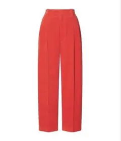 UNIQLO✖︎marni 赤 コーデュロイ ハイウエスト ワイドパンツ