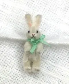 うさぎ　兎　ラビット　モールアート　ミニチュア