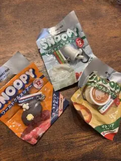 新品未開封スヌーピー ストラップペプシおまけ3個セット