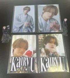 MAZZEL KAIRYU トレカ 4枚セット　フレークシール付き