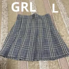 試着のみ GRL インパン裏地付きチェック柄プリーツミニスカート[ey003]のサムネイル