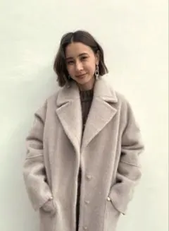 【新品・未使用】MANOF シャギー shaggy cocoon coat MANOF SHAGGY COCOON COAT - メルカリ