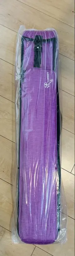 即発送 新品 ビリヤード キューケース ショルダー紐付 5分割 ブルー