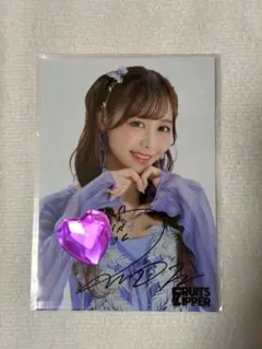 仲川瑠夏 FRUITS ZIPPER サイン入り生写真
