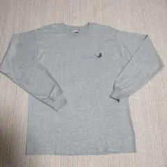 FRUIT OF THE LOOM 　Lofteez グレー長 Tシャツ