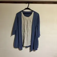 七分袖チュニックカットソー