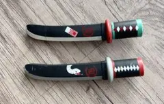 鬼滅の刃 炭治郎 刀 剣 ゴム製 ミニサイズ 2点セット
