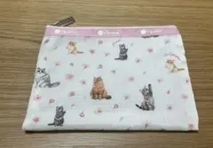 マキア　付録　レスポートサック　猫×桜柄キュートポーチ　※大サイズのみ