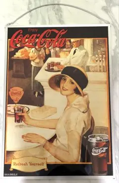 Coca-Cola 1950年 カレンダー ポスター 額装 - メルカリ