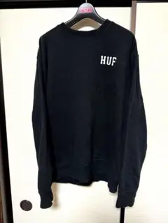 HUF ハフ 黒 スウェット トレーナー Mサイズ