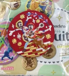 ディズニー　刺繍　缶バッジ　リメンバー・ミー