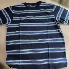 UNIQLO ボーダーTシャツ ネイビー Lサイズのサムネイル