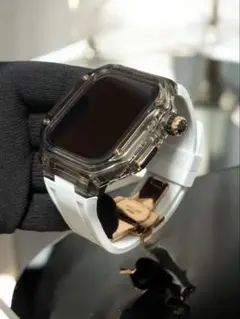 アップルウォッチカバーケースApple Watchラバーバンドベルト46