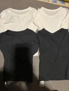 無印　シャツ肌着 4枚セット サイズ80 双子