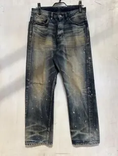 R*u様 echeveria Splashed Denim pant ovy - メルカリ