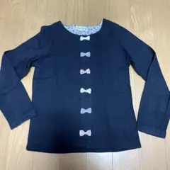 anyFAM エニィファム　長袖 カーディガン　ネイビー　120