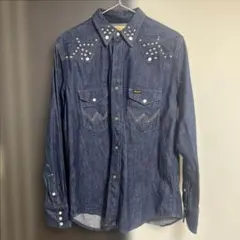 TOGA × Wrangler コラボ スタッズ デニム ウエスタンシャツ 長袖