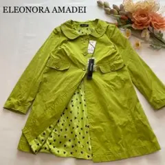 イタリア製✨新品　ELEONORA AMADEIスプリングコート定価5万円 40のサムネイル
