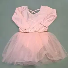 H&M　ピンク長袖レオタード 子供用 バレエのサムネイル