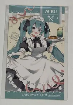 初音ミク　名古屋周遊イベント レトロ喫茶　特典　ステッカー